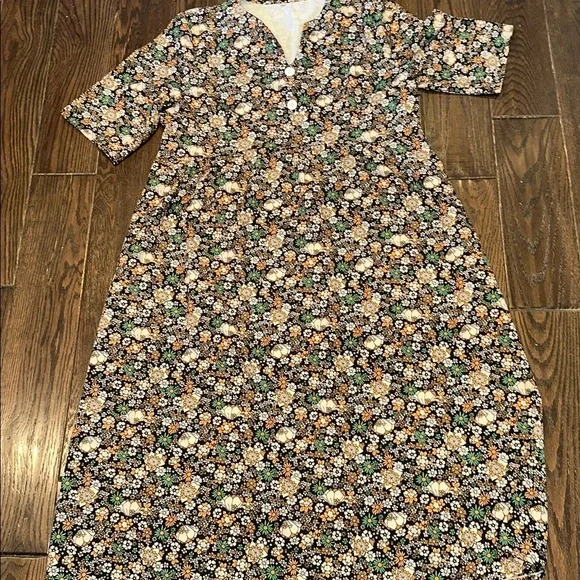 FLORAL maxi dress size XLarge - Picture 2 of 6